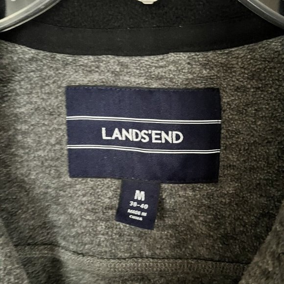 Lands’End fleece jacket mens Medium Thermacheck 200 - Picture 3 of 7